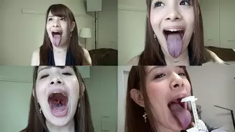 Nina - Long Tongue and Mouth Showing - 1080p wmv