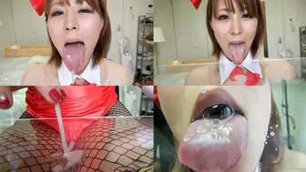 Mikan - Enjoy Smell of Her Long Tongue and Spit Part 1 - 1080p wmv