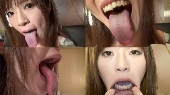 Sara - Long Tongue and Mouth Showing - wmv