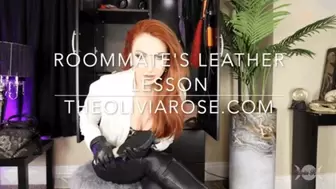 Roommate's Leather Lesson (4K)