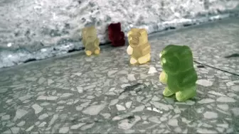 Gummy Bears are devoured