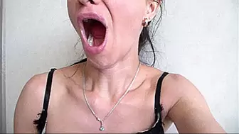 yawning woman mp4