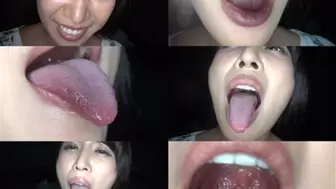 Messy Tongue and Spit Playing! (High Quality)