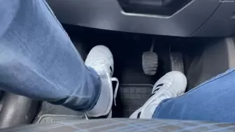 DRIVING IN NEW SNEAKERS ADIDAS SUPERSTAR - MOV Mobile Version
