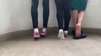THREE GIRLS IN CROCS CLOGS - MP4 Mobile Version