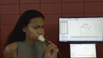 Yoko Tests Her Blowing Pressure (MP4 - 1080p)