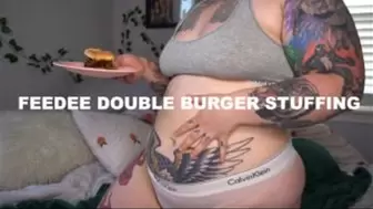 Feedee Double Burger Stuffing (wmv)