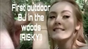 FIRST OUTDOOR BJ - IN THE WOODS
