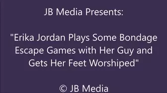 Erika Jordan Plays Some Kinky Games and Gets Foot Worship - HD
