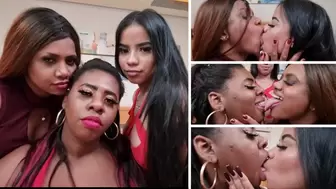 TABOO KISSES BLACK PANTHER SERIES - VOL # 393 - TAMMY BBW X VERONICA LINS X PRICILA WEBER - NEW MF MAY 2021 - CLIP 04 - never published - Exclusive Girls