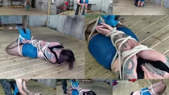 Strictly hogtied with a single length of heavy gauge rope (MP4 SD 3500kbps)