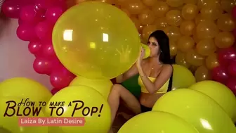 Laiza Sexy Blow to pop 17" Tuff-Tex Yellow