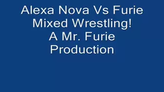 Submissive Alexa Nova Vs Dom Furie In Mixed Wrestling! 720 X 480 Small File