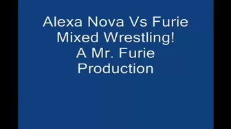 Submissive Alexa Nova Vs Dom Furie In Mixed Wrestling! 1920x1080 Large File