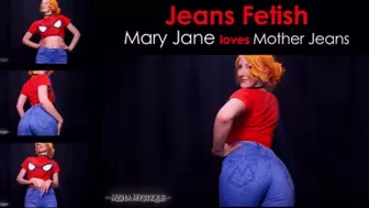 Jeans Fetish: Mary Jane loves Step-Mother Jeans - mp4