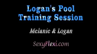 Melanie Hicks & Logan;s Pool Training Session - part 1