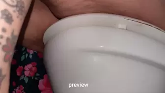 Giantess lola Sits on you Multi angle Toilet Fetish Voyeur Cam views Toilet Caressing Nail tapping Loud Pee and Plop Sounds Upset Tummy Big Bloated Belly Rubbing and Pushing while using phone Showing you my big Hairy Asshole to see if its clean