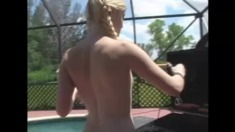 part 2, Pale teen bbq's naked