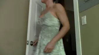 Real Life Glamour Model with Big Boobs Bound and Gagged Home Invasion (WMV)