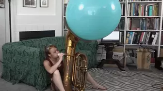 Teagan Blows a Punchball Out of Her Tuba (MP4 1080p)