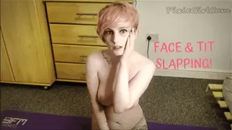 Face and Tit Slapping with Sub Slave Pixie HD