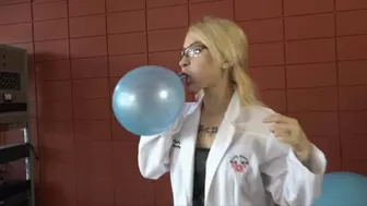 Sandra Blows an Assortment of Balloons (MP4 - 720p)