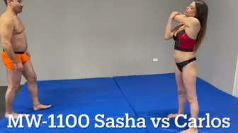 MW-1100 Carlos DOMINATION over Sasha wrestling