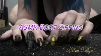 ASMR Boot Zipping