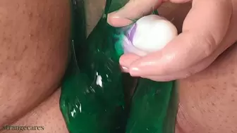 green slime and purple cock