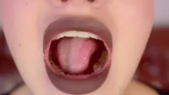 Mouth Fetish - Mouth Tour Around Tongue Of Khaleesi Daenerys - 4096x2304 - 4K