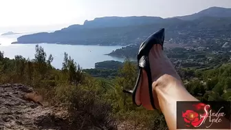 Sandra Jayde 29-08-18 Slingback Show with View on the Sea (1080p)