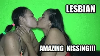 KISSING LESBIAN VERY PASSIONATE KISSES SARAI + ISABELLA KSA3K HD WMV