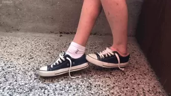 MISMATCHED SOCKS AND CONVERSE SNEAKERS - MOV Mobile Version