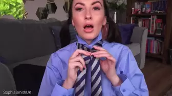 Blue Shirt Girl Encourages and Teases