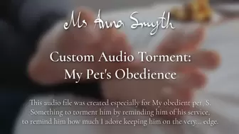 Custom Audio Torment: My Pet's Obedience