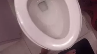 Pure liquid out my butt TOILET FETISH