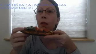 A Giantess Eats a Tiny Man On Pizza HD WMV