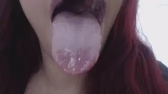 Wiggly Wet Tongue Part 2 Extreme Spit