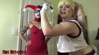 Lola Bunny And Harley Quin Arm Wrestle