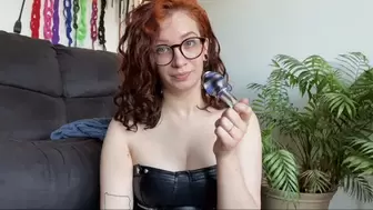 how to play with your toys in chastity - vibrator and butt plug