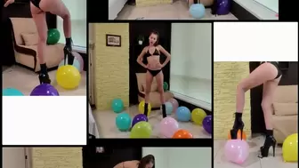 Balloons and heels