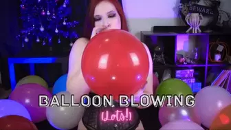 Balloon Blowing - Lots! 720 MP4