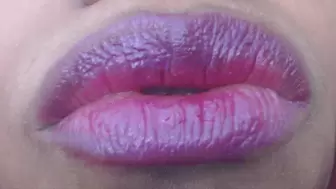 Pink Lipstick Pouty Lips