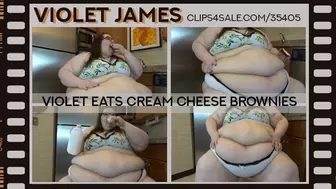 Violet Eats Cream Cheese Brownies (mpg)