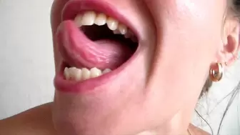 a small penis with teeth mocking them