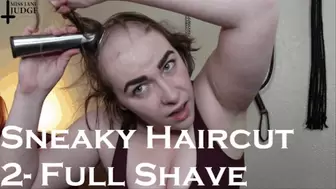 Sneaky Haircut 2- The Full Shave WMV