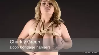 Charley Green boob bondage hangers