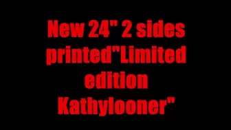 New 24" new print "Limited edition kathylooner" blow to pop