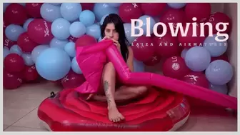 Laiza Blowing Pink Airmattress