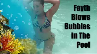Underwater Bubble Blowing - WMV